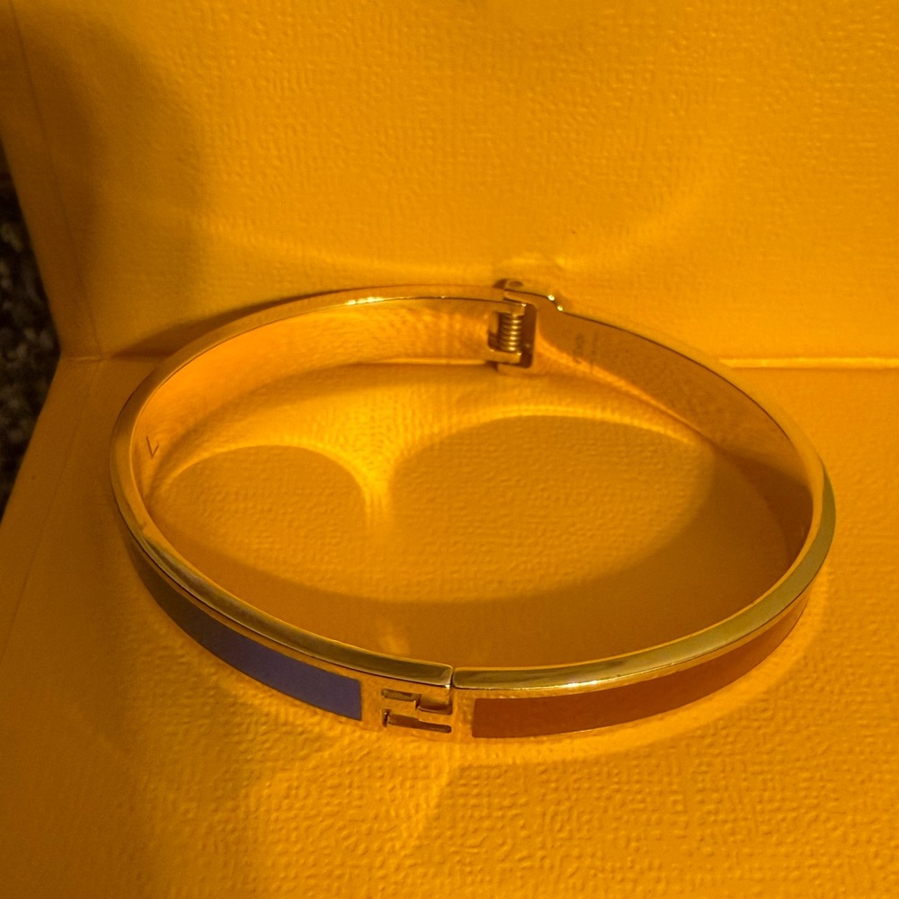 Authentic Fendi bracelet in two tone